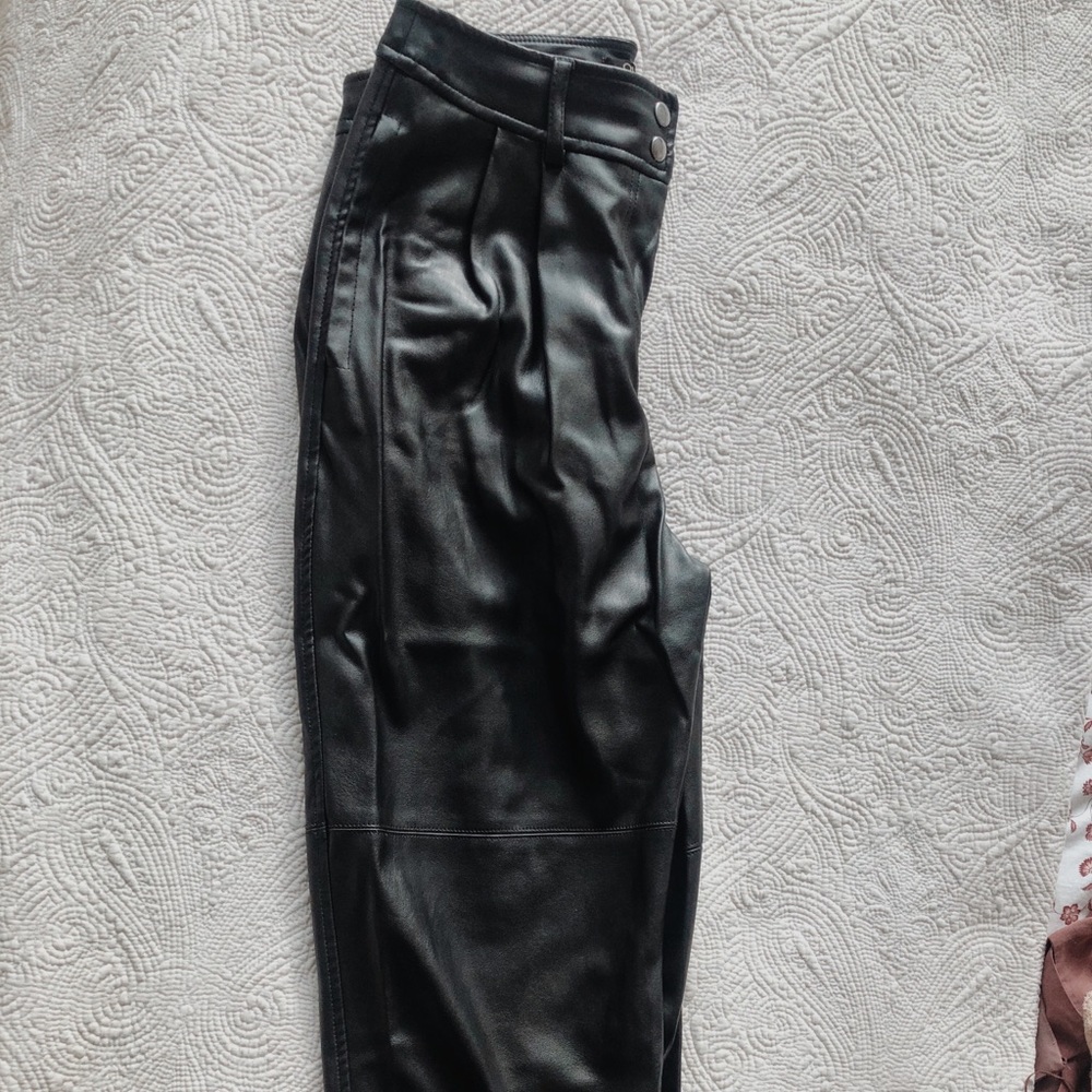 Faux Leather Pants